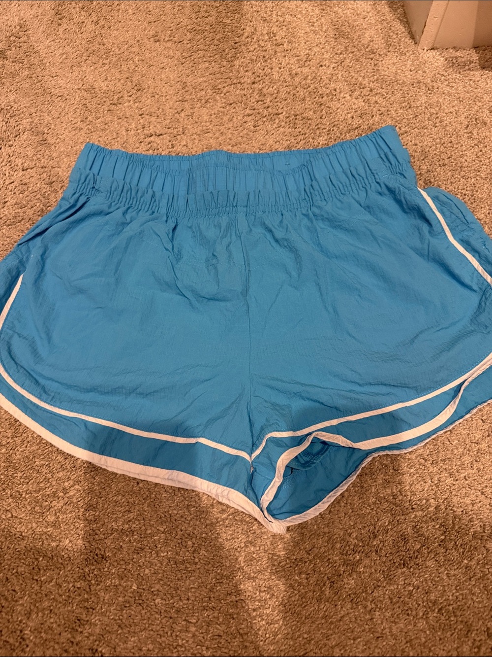 JoyLab Bright Blue Athletic Shorts with White Trim